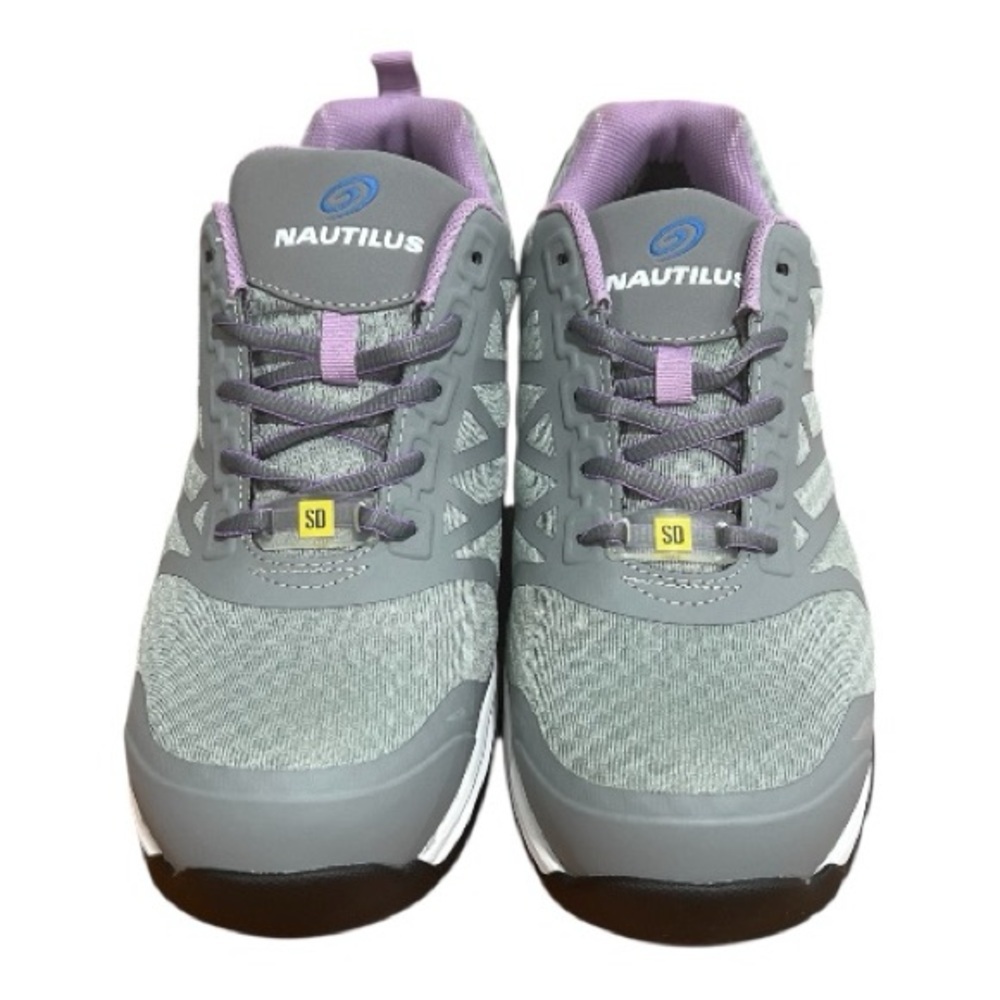 Nautilus Velocity Safety Work Shoes 11D Grey Carbon Fiber Toe Slip Resistant New